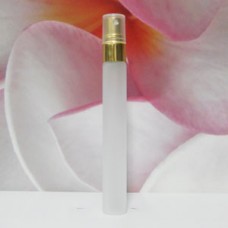 Tube Glass 8 ml Frosted with Aluminium Sprayer: GOLD